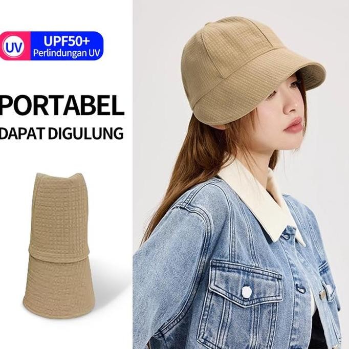 ready topi wanita topi visor wanita topi umroh topi anti panas matahari topi cowok topi anti uv wani