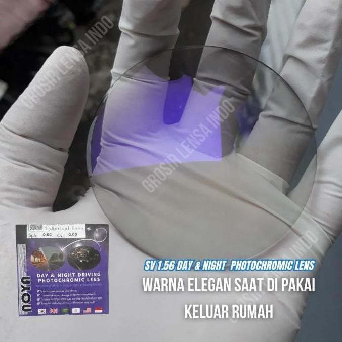ready Lensa Kacamata NOYA SV 1.56 Bluecromic Day and Night Vision / Drive