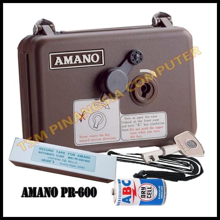 Terlaris Amano Pr-600 Absen Security Amano Watchman'S Clock Security Patrol Good Quality
