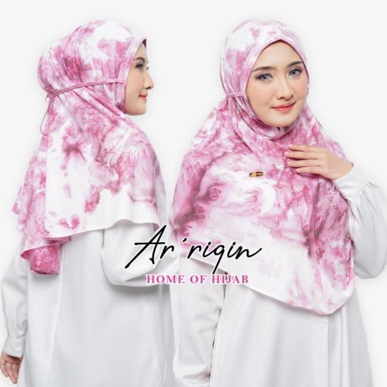Uk-75 Gs-56 Ad-532 Bergo Tali Maryam Tie Dye/Hijab Instan/Katun Lembut&Dingin 1Kg/5 Pcs Berkualitas 