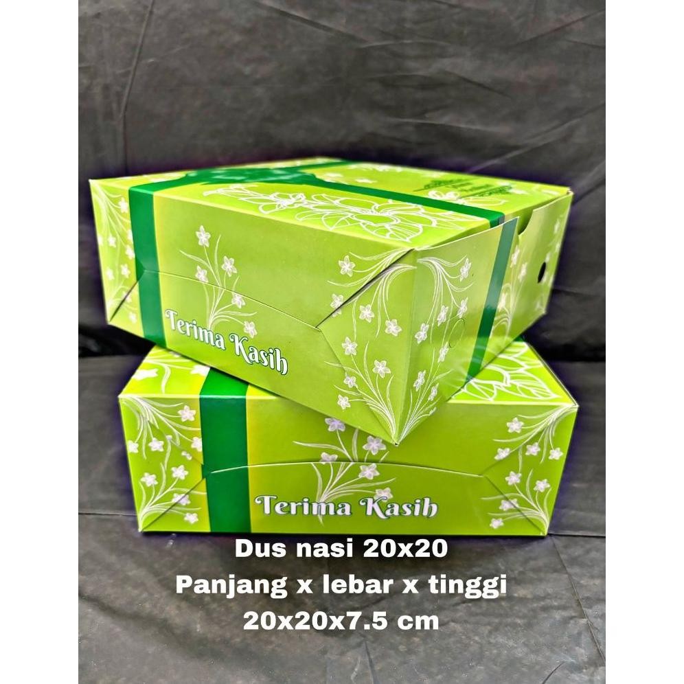 

SLHD- Dus i Dus Snack Box otif Angel Hijau 12X12 12X14 12X16 18X18 200 isi 50 Lbr