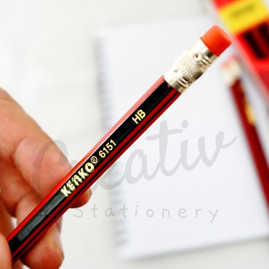 

Ty-35 Byp-27 Pjj-1621 Pensil Kayu Hb Kenko 6151 Original (12 Pcs) / Graphite Pencil Pensil Hb Kenko 6151 Per Lusin Berkualitas Hemat