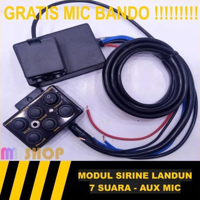 modul sirine patwal landun 60 watt aux mic