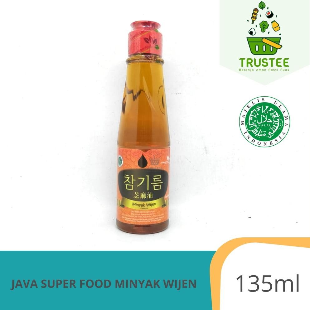 

Oh34 We-53 Zx41 Minyak Wijen Java Super Food Korea / Sesame Oil Korea Halal 135Ml Viral Original