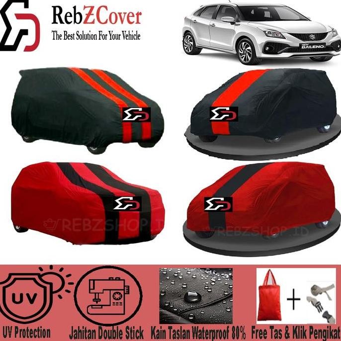 Premium Cover Sarung Mobil Suzuki Baleno Hatchback Indoor Outdoor | Aksesoris Car Karet Murah