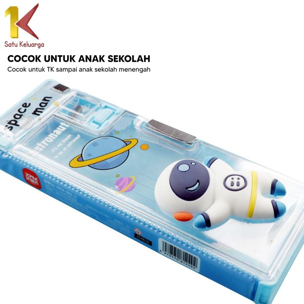 

Satu Keluarga Tempat Pensil Anak 3D Timbul Magnetic Multifungsi A59 Kotak Pensil Alat Tulis Sekolah Pencil Case Magnet Untuk Anak Tk