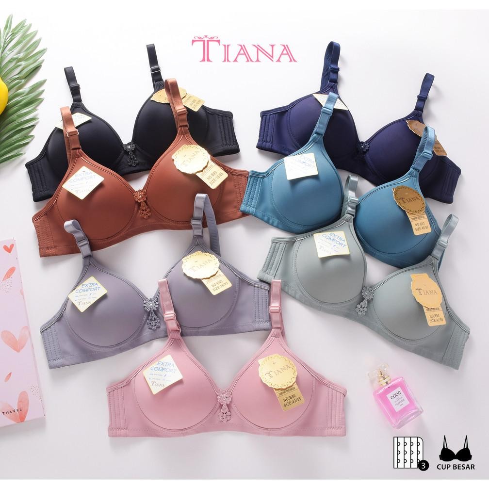TIANA | BRA Cup Besar Kait 3 / Bra Polos / art TN B90