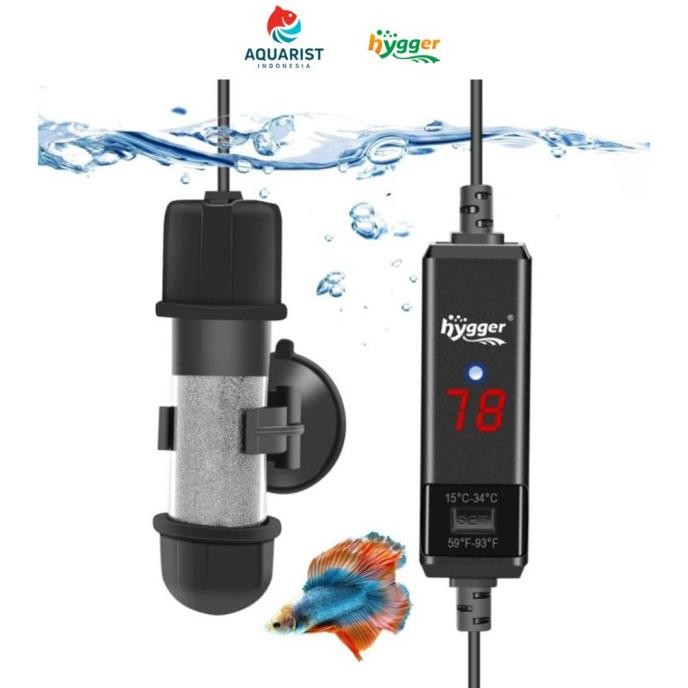 Hygger Aquarium Mini Portable Heater With Led Digital / Heater Mini