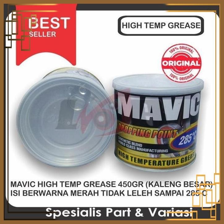 [LGM] GEMUK MAVIC HIGH TEMP GREASE 450GR STEMPET ANTI LELEH TAHAN PANAS API