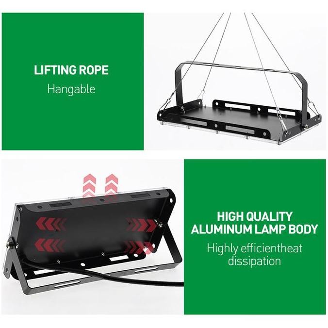 50W / 100W LED TUMBUH LAMPU TANAMAN UV LAMPU TANAMAN HIDROKULTUR DAN AKUARIUM TANAMAN SPEKTRUM PENUH