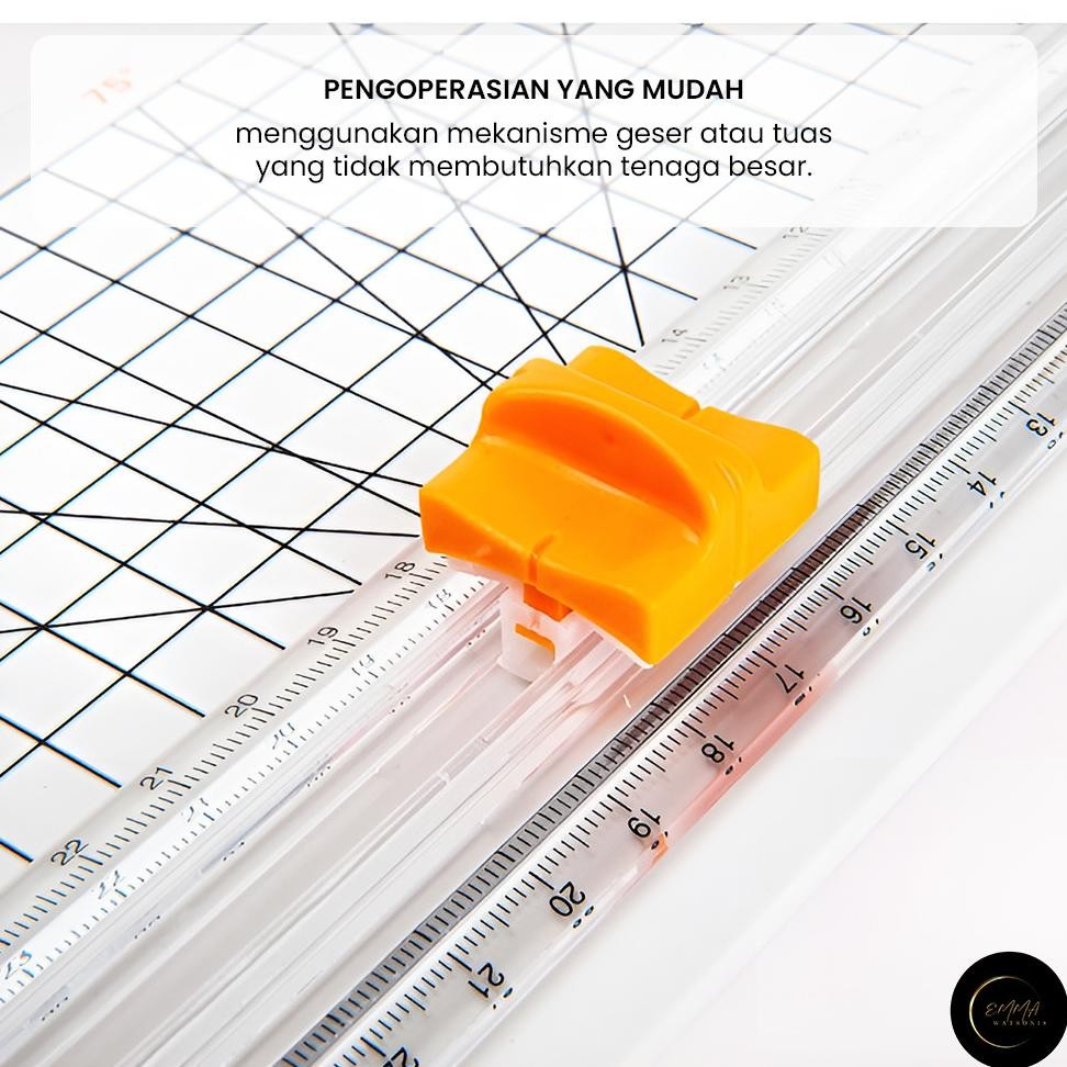

Promo Em Alat Pemotong Kertas Portabel Paper Cuter Trimmer Prermium