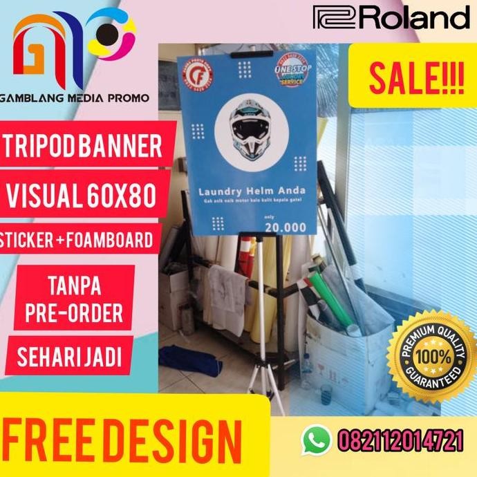 

Tripod Banner 80x60 Cetak Albatros