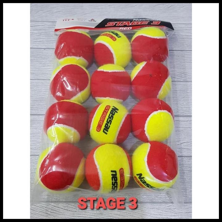 Bola Tenis Nassau Junior Stage 3 Original Best Seller