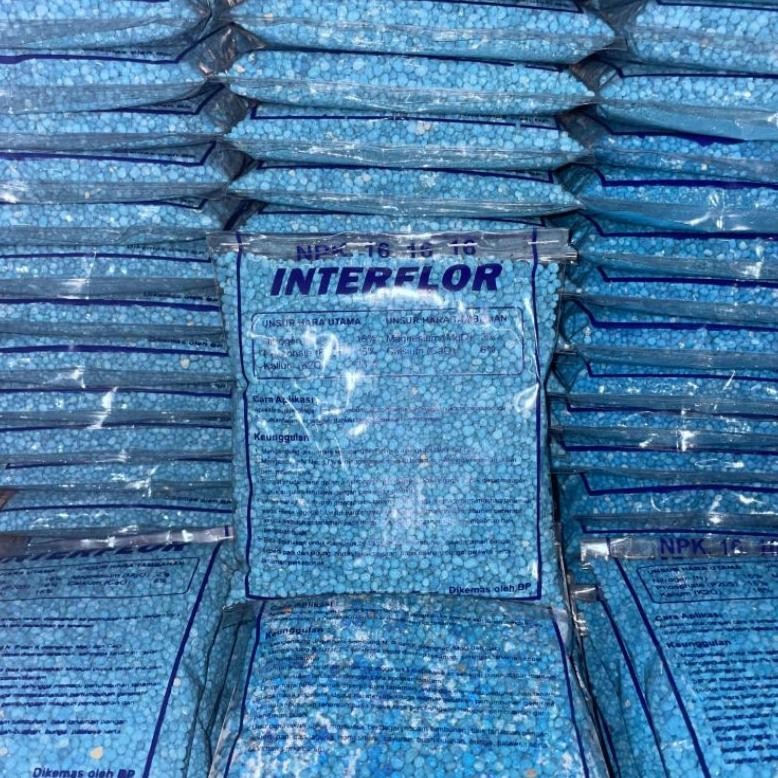 Bisa Cod Pupuk Npk 16-16-16 Interflor 500 Gram .
