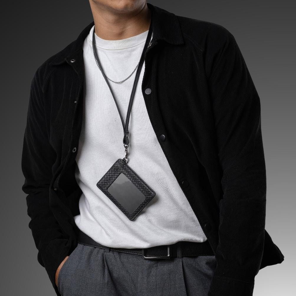 

TERMURAH Reven Leather ID Card Batara Lanyard - ID Card Kalung Kulit Sapi Asli Free Dompet STNK Siap kirim