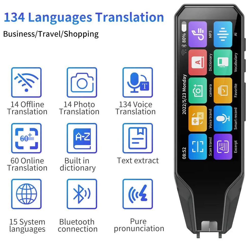 

Multi-Functional Translation Pen Primary School Point Reading Pen Scanning Pen Middle School English Intelligent General Use