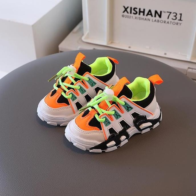 Tersedia COD Sneaker Sepatu Anak Laki Laki import sepatu anak impor Fashion sepatu anak cowok Import