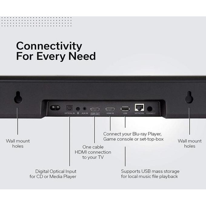 Denon Home Soundbar 550 Dolby Atmos Dts New Stok