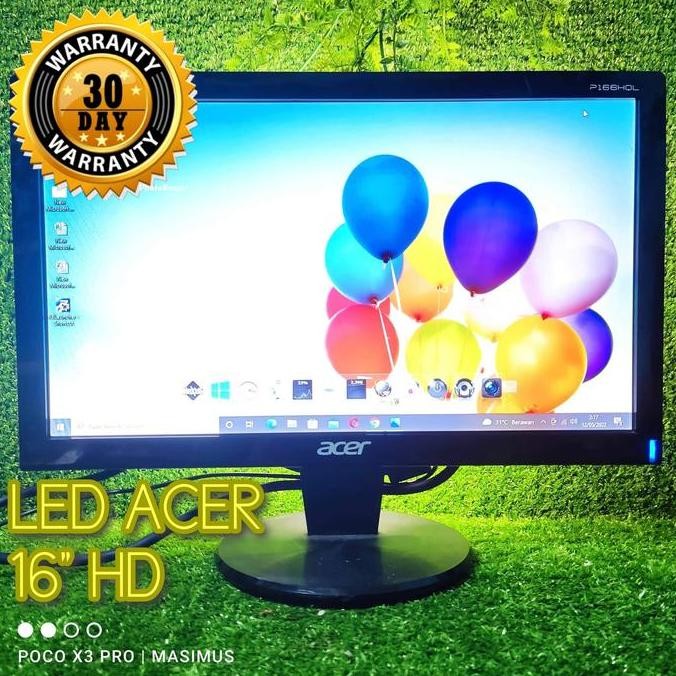 Premium LED Monitor Komputer ACER 15.6 wide P166hql