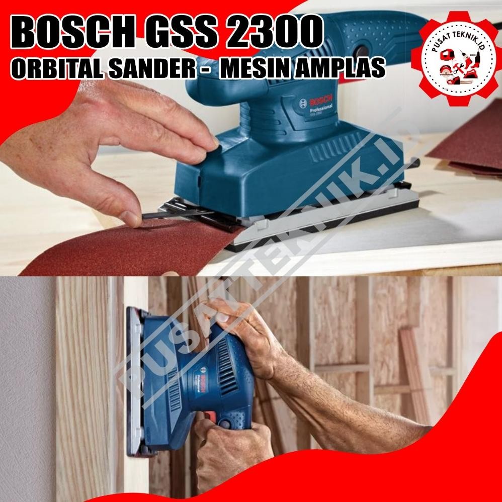 NEW BOSCH GSS2300 MESIN AMPLAS SANDER GSS 2300 AMPLAS MESIN BOSCH