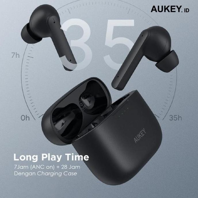 Tws Aukey Ep N5 Original Earphone Bluetooth Anc New Stok