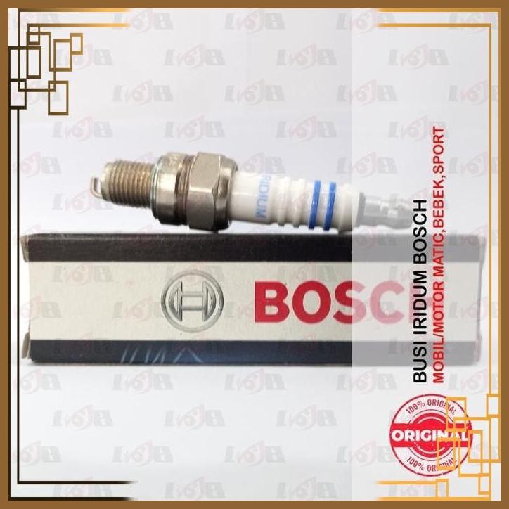 [LGM] BOSCH BUSI IRIDIUM MOTOR MOBIL MATIC BEBEK 4T 2T SPARK PLUG RACING