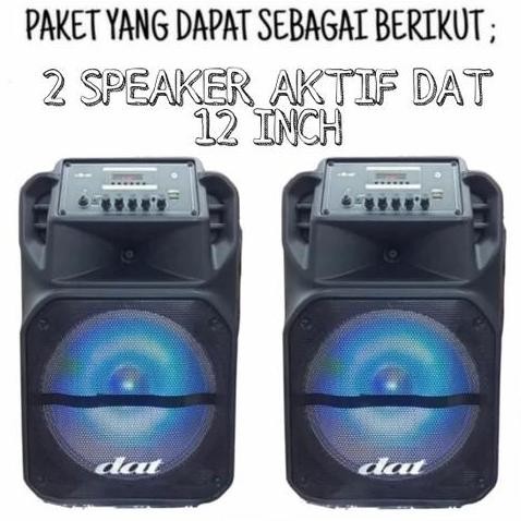 Paket Sound Mixer Yamaha Speaker Aktif Dobel Dat 12 In 2 Mic New Stok
