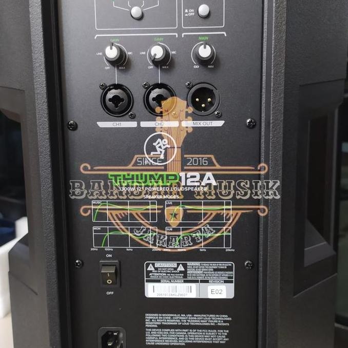 Mackie Thump 12A Speaker New Stok