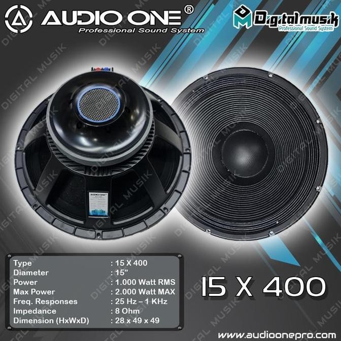 Speaker Component 15" X400 Original Berkualitas Bukan Merk Rcf New Stok