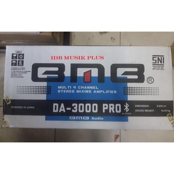 Ampli Karaoke Bmb Da3000Pro Bt Da 3000 Pro Bt Original Bmb New Stok