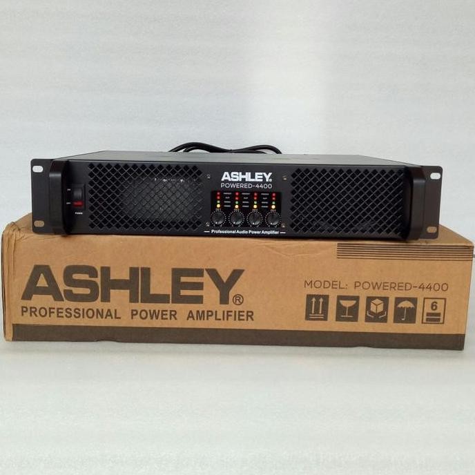 Power Ampli Ashley Powered 4400 Original 4 Chanel 4X 400W 8Ohm New Stok