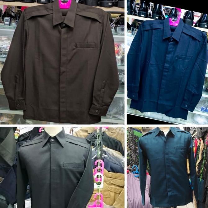 Tersedia seragam safari pns paspampres pns kantor pdh abu hitam navy coklat