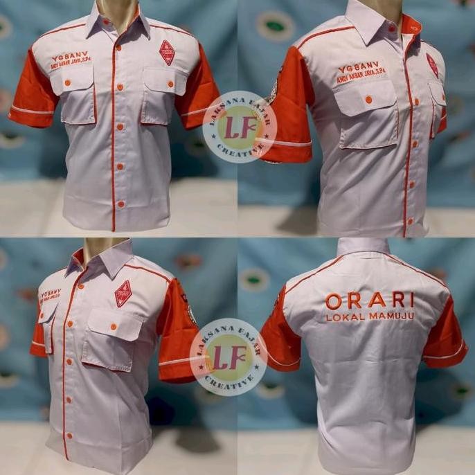Tersedia baju pdh ORARI nasional lengkap tulisan belakang Seragam Pendek