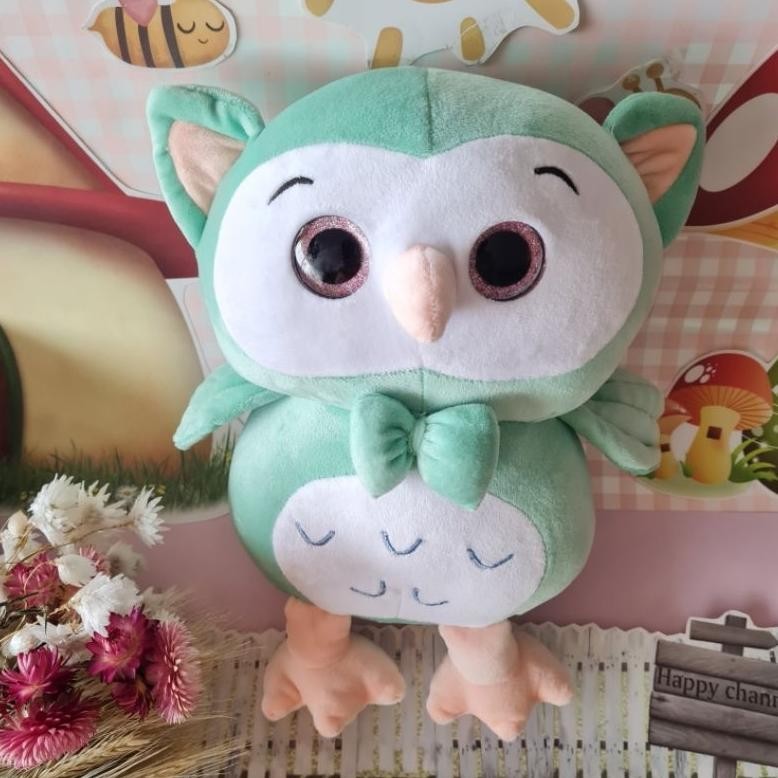 Boneka Sitting Owl Burung Hantu Lucu Lembut