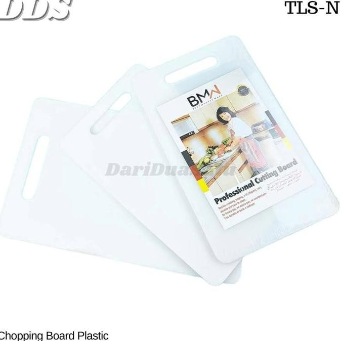 (Expert) Talenan Plastik Tebal Chopping Board White Ketebalan 6, 8, 10 mm