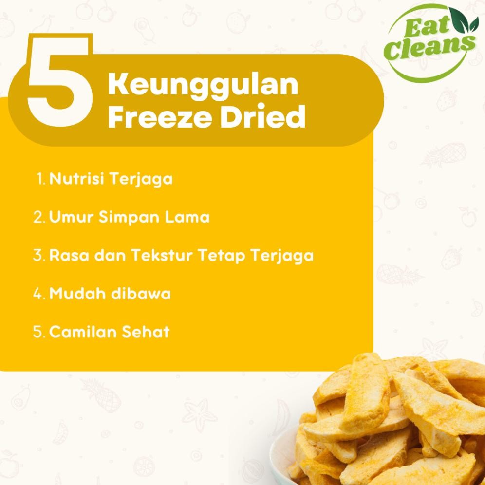 

PJ Freeze Dried Mango - Snack Keripik Buah Mangga Manggo - Mango Kering Crispy Freeze - Dried Camilan Food Snack - Freeze Dried Fruit Mango Slice - Mangga Kering Iris - Cemilan Sehat Diet Mangga Beku - Snack Mangga Freeze Dried