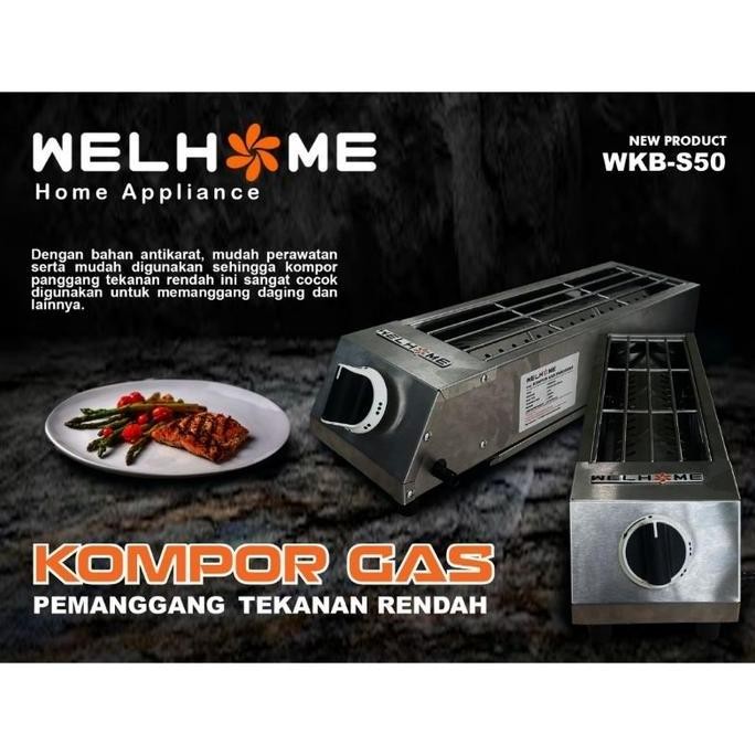 Welhome Kompor Gas Pemanggang Wkb - S50
