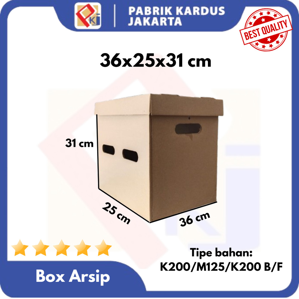 

Kardus Arsip Box Dokumen Uk 36x25x31 cm | Box Dokumen | Arsip Kantoran | Kardus Besar