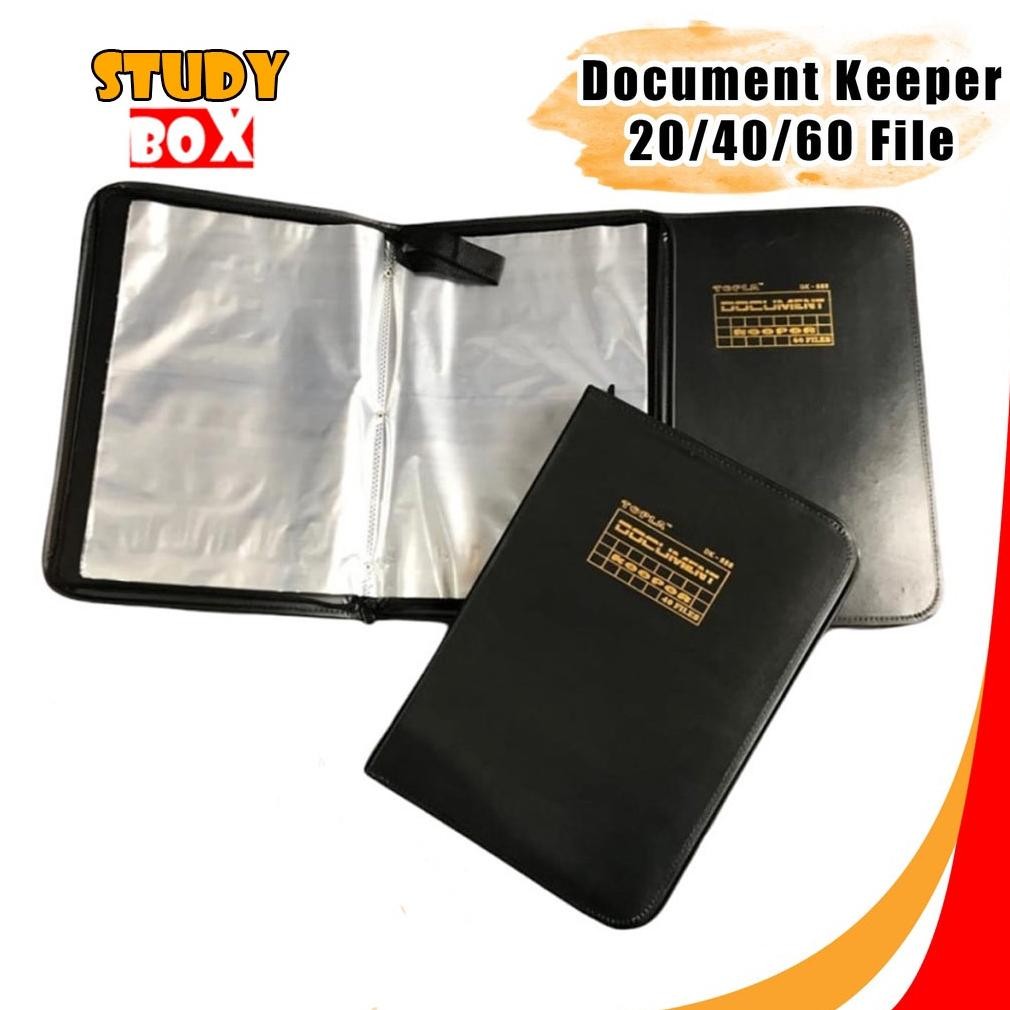 

TOPLA Dokumen Keeper 888 Map Ijazah Resleting Kulit Anti Air Isi 20 Lembar Map File Resleting Map Dokumen DK 888 Document Keeper File