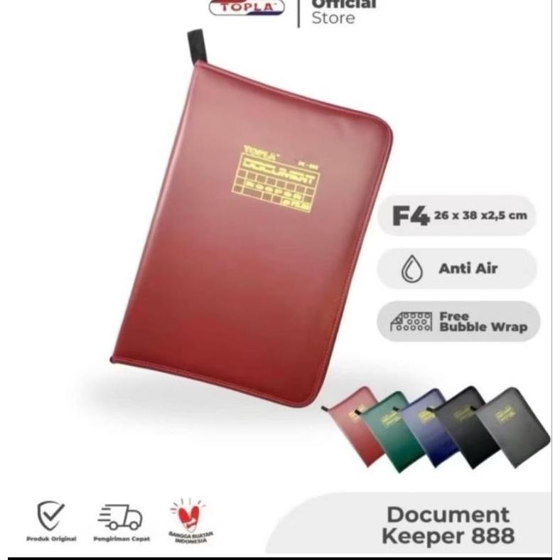 

TOPLA DK 888-Maap Dokumen Anti Air,penyimpan Berkas 60 File,20File