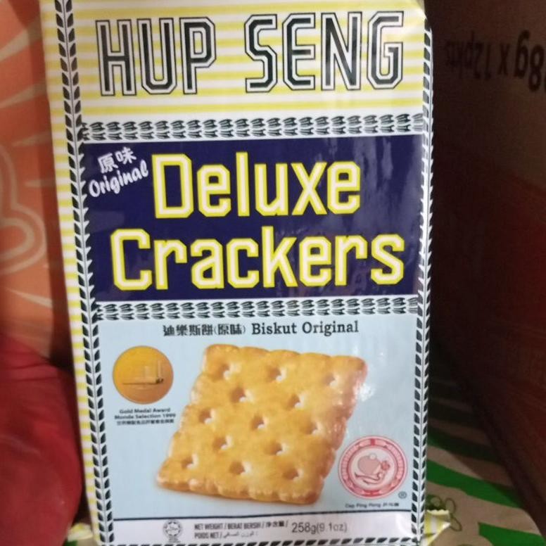 

PJ Hup Seng / Cream Crackers / Biskuit Cap Pingpong / Biscuits Hup Seng / Hupseng Keju / Hup Seng Keju