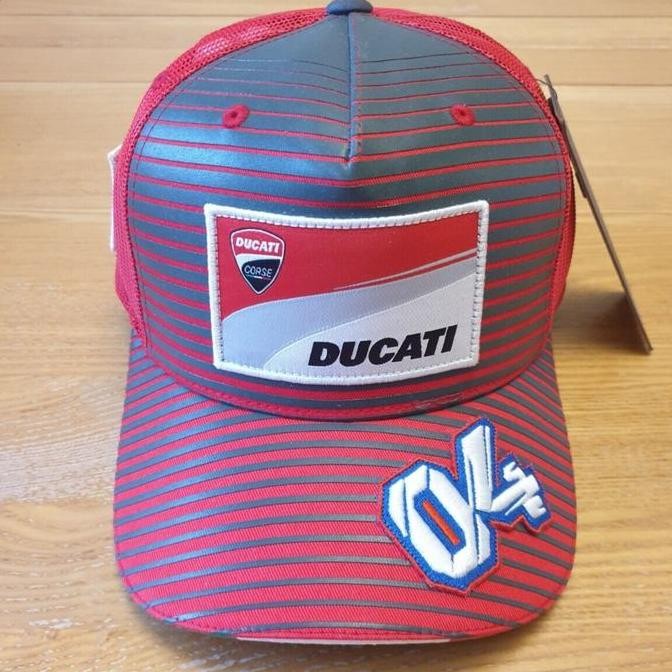 Ducati MotoGP 2016 Andrea Dovizioso Personal Rider Cap Ducati MotoGP. Topi Unisex Pria Wanita