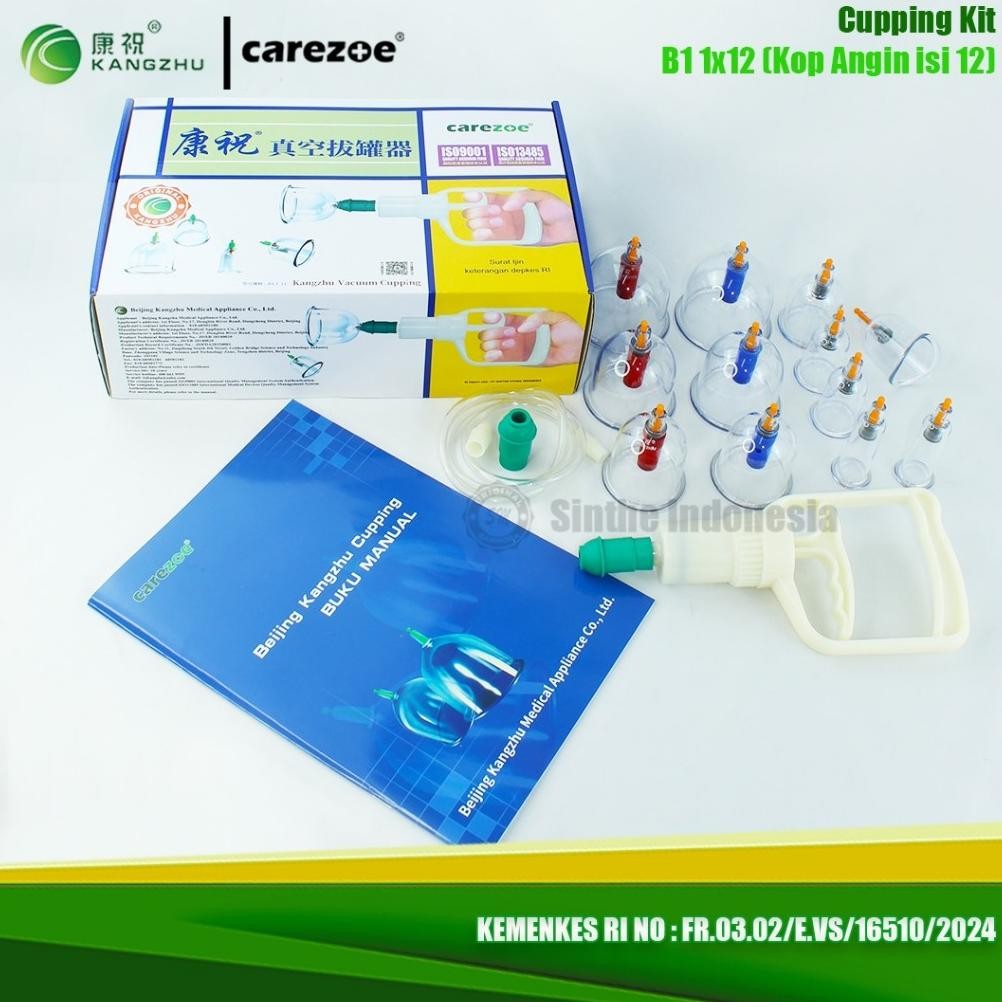Alat Bekam Kangzhu Carezoe Isi 24 Kop Angin Isi 24 Pcs Alat Kop Bekam PREMIUM Orinal Carezoe 24