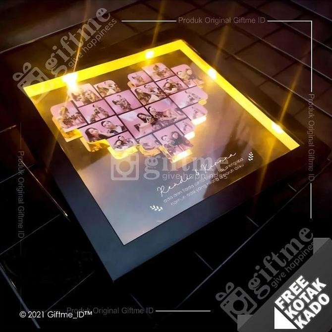 KADO ULANG TAHUN CEWEK COWOK - KADO ANNIVERSARY - KADO VALENTINE - GIFT PACAR - BINGKAI FOTO AESTHET