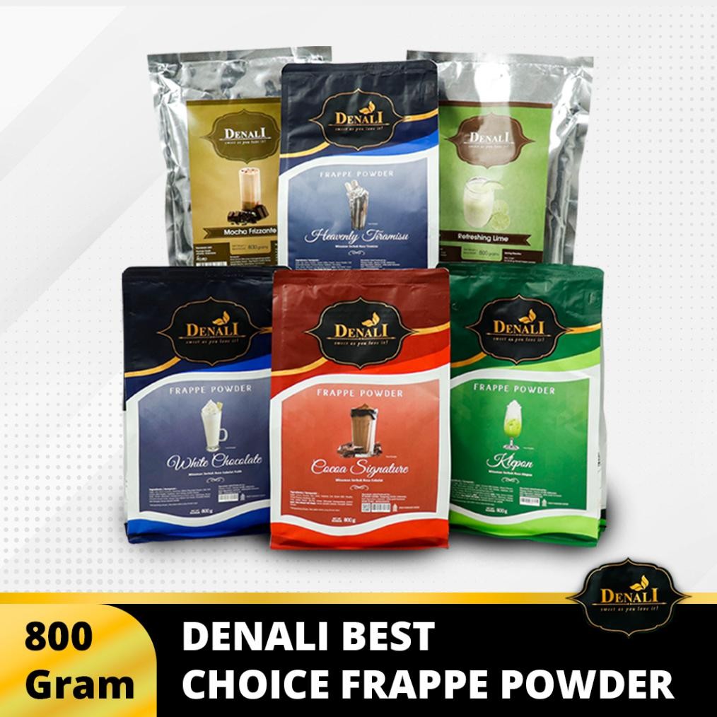 

Paling dicari Denali Powder All Variant - Red Velvet, Matcha, Cookies n cream, Frappe base, Dark Cocoa, Avocado