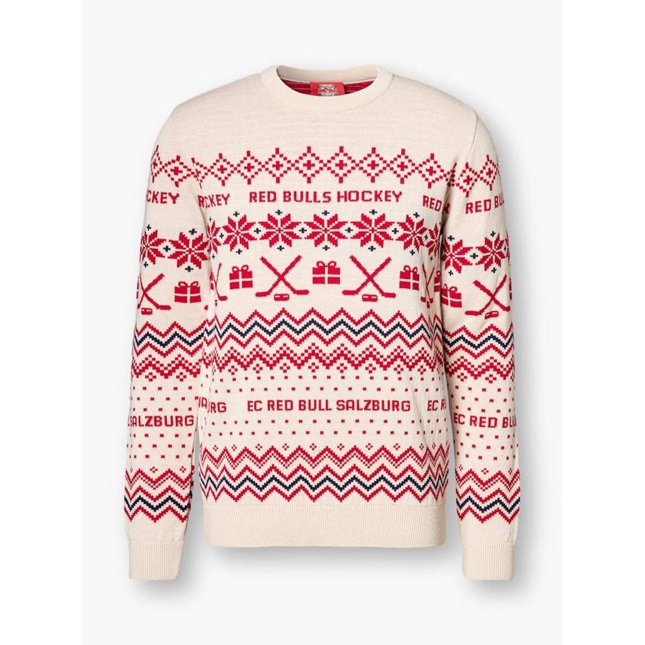 EC Red Bull Salzburg (ECS) 2024 Limited Edition Winter Sweater. Sweater Unisex Pria Wanita