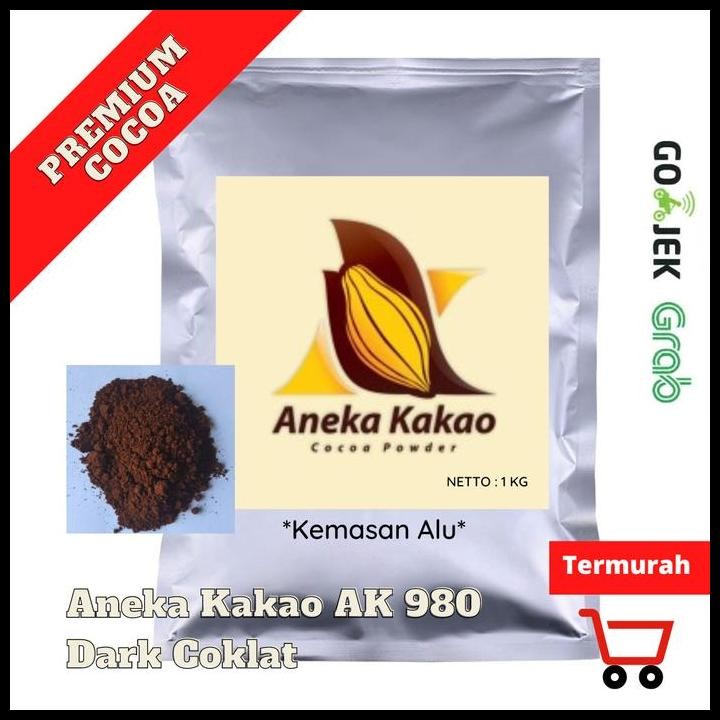 

Terlaris ANEKA KAKAO COCOA POWDER AK 980 DARK COKLAT 1 kg / 500 g coklat bubuk Best Seller