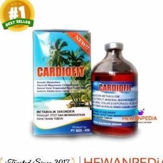 CARDIOFIT 100 ml - ATP Vitamin Mineral Penguat Otot Hewan Sapi Ambruk
