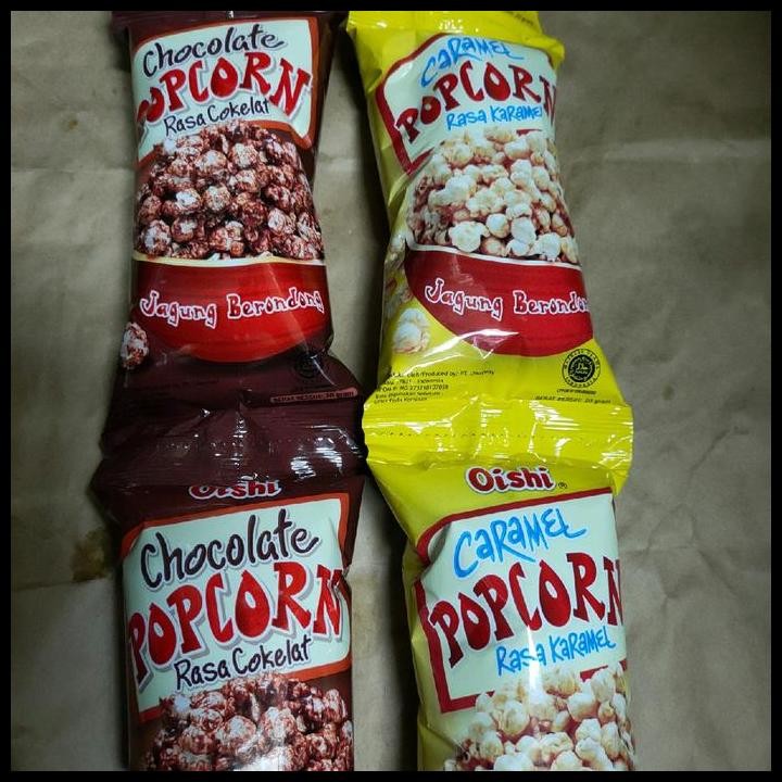 

Terlaris Popcorn Oishi 20Gram 1Dus [60Pcs]Exp Januari 2026 Best Seller