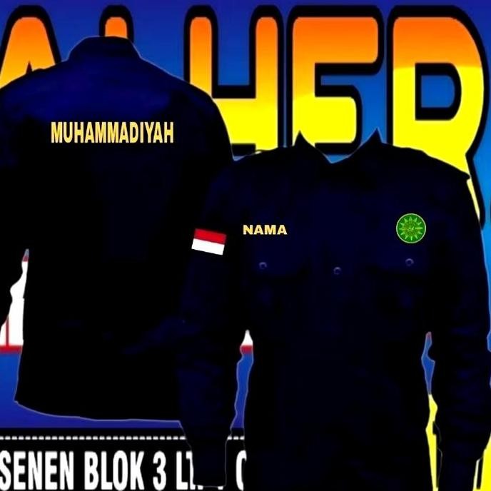 Tersedia kemeja Muhammadiyah baju Muhammadiyah seragam Muhammadiyah Pdh Muhammadiyah Pdl Muhammadiya
